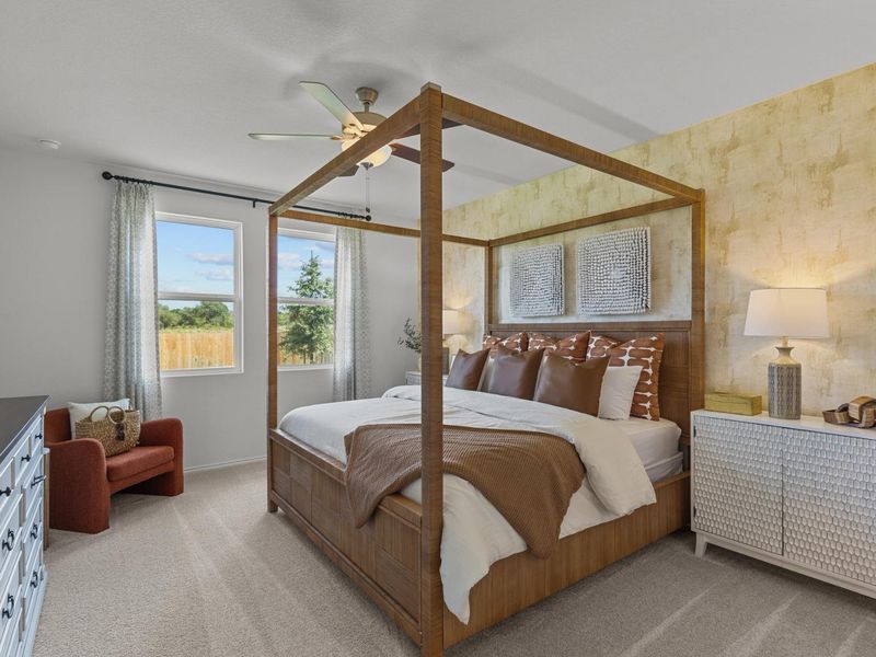 Representative furnished interior of a home built from the The Daphne I by Davidson Homes LLC in Royal Crest, San Antonio (Image 16). Representative furnished interior of a home built from the The Daphne I by Davidson Homes LLC in Royal Crest, San Antonio (Image 16).