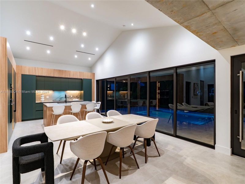 Furnished interior view inside a new home in , Miami (Image 12).