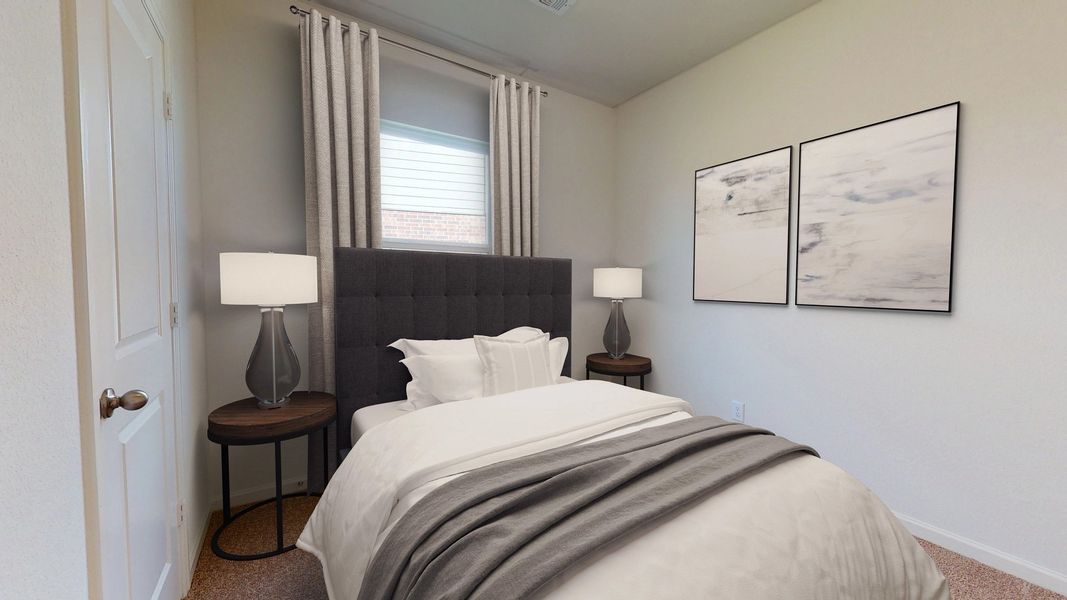 Representative furnished interior of a home built from the Falcon by Starlight Homes in Williams Landing, Waller (Image 7).