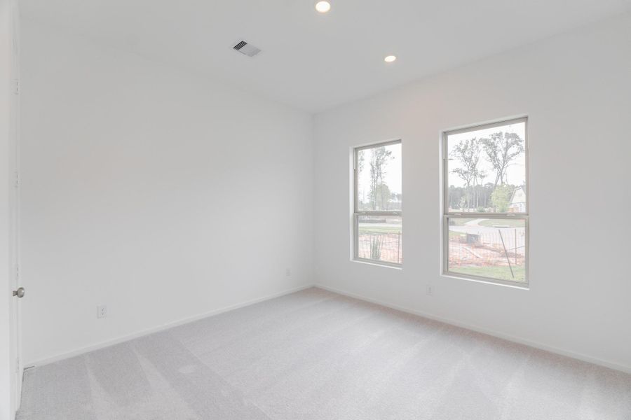 Spacious, unfurnished interior of a new home in The Highlands, Porter Heights (Image 30). Spacious, unfurnished interior of a new home in The Highlands, Porter Heights (Image 30).
