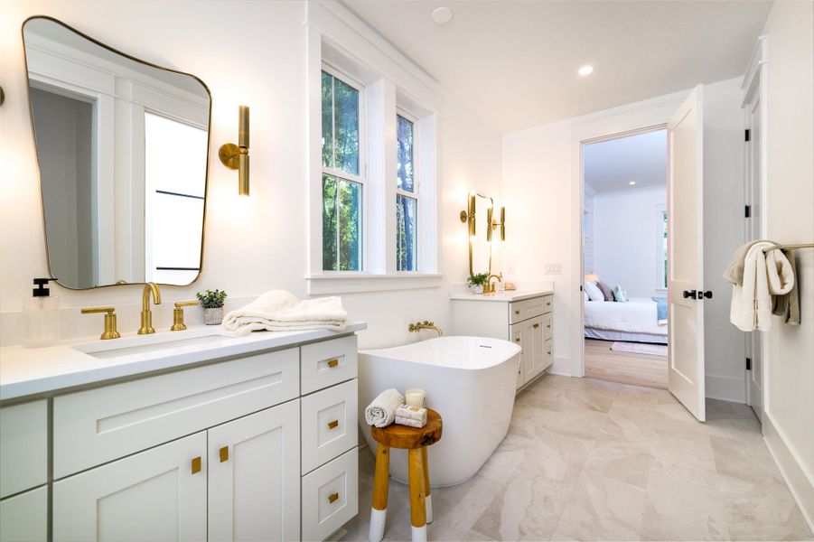 Furnished interior view inside a new home in , Hollywood (Image 15).