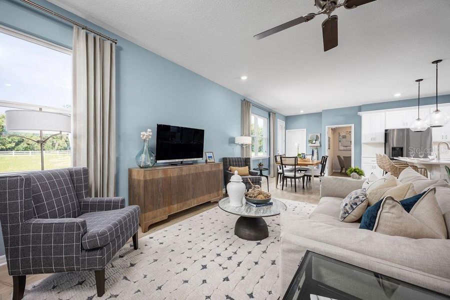 Furnished interior view inside a new home in Terra Haven, St. Cloud (Image 7). Furnished interior view inside a new home in Terra Haven, St. Cloud (Image 7).