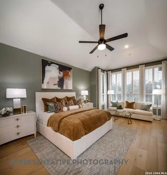 Furnished interior view inside a new home in La Cima, San Marcos (Image 14).