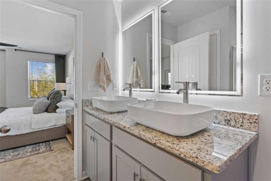 Furnished interior view inside a new home in Azalea Hills, Temple (Image 18).