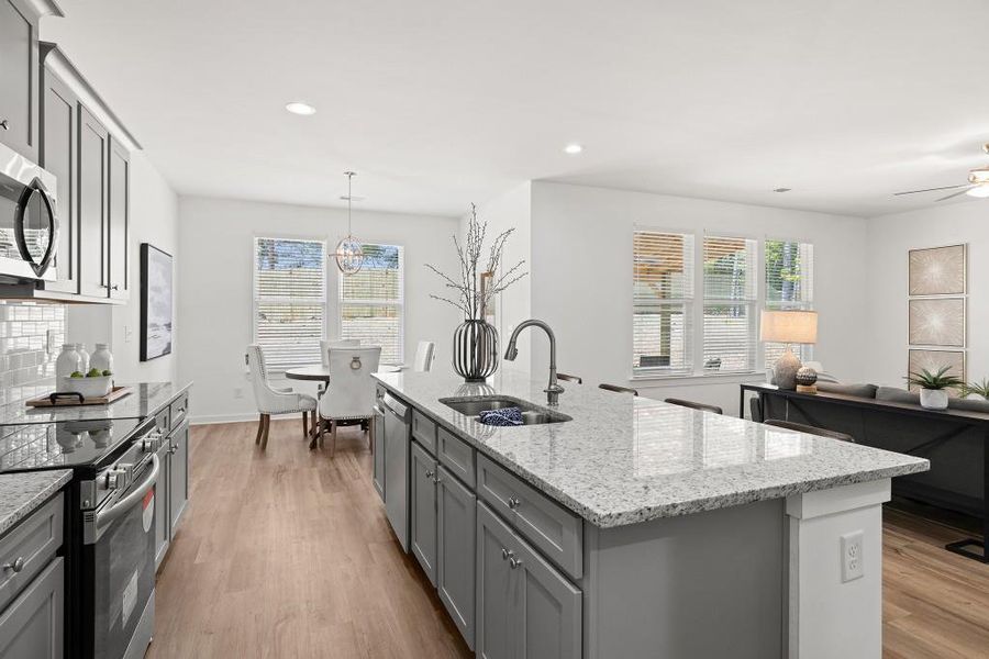 Furnished interior view inside a new home in Sutton's Landing, Statham (Image 17).