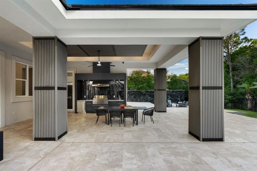 Exterior details and patio area of a home in , Ormond Beach (Image 42).