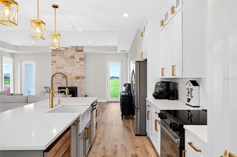 Furnished interior view inside a new home in , Bushnell (Image 15).