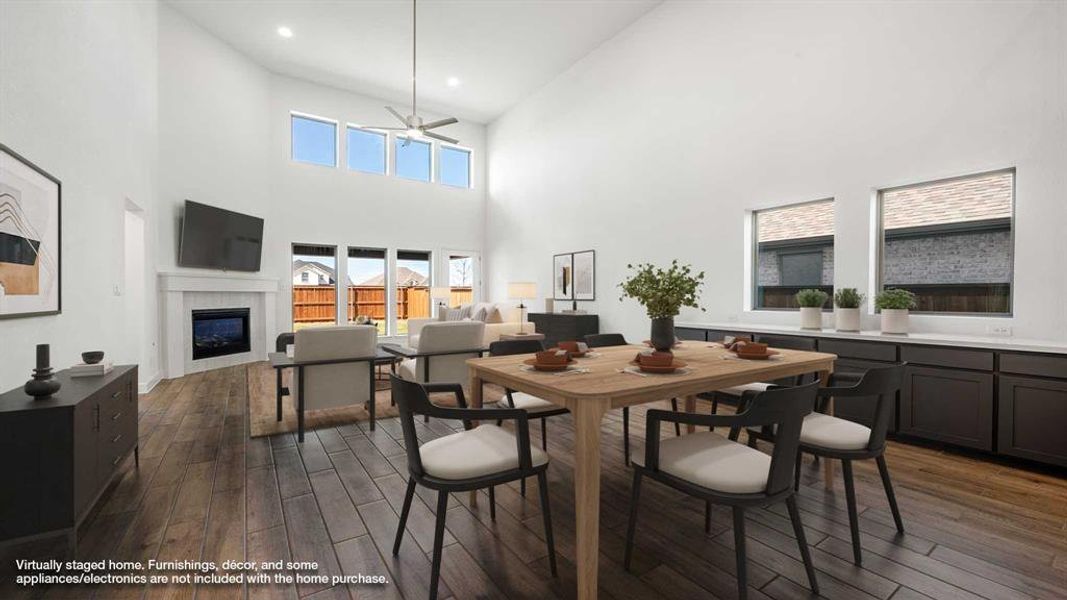 Furnished interior view inside a new home in Cambridge Crossing, Celina (Image 5).
