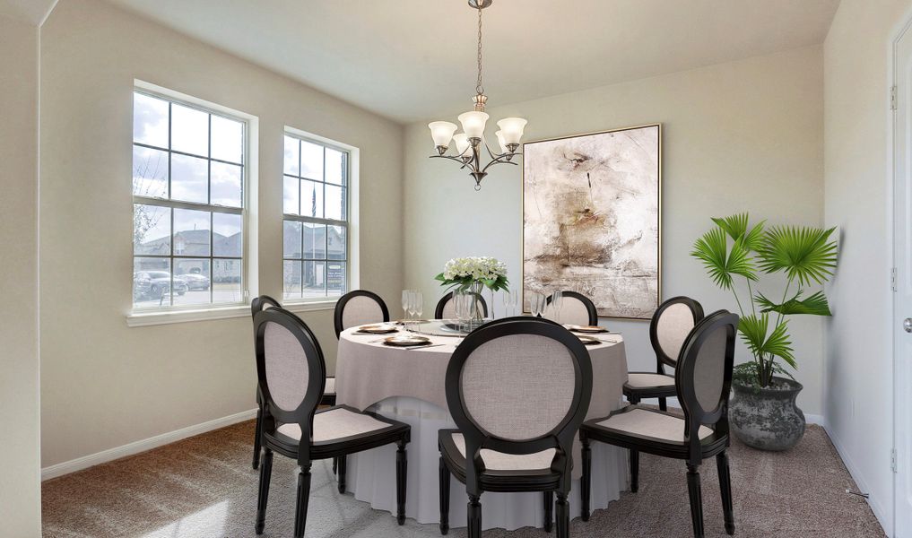 Elegant dining room