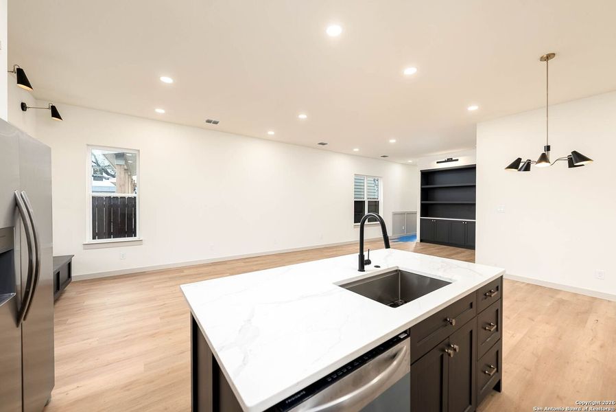 Furnished interior view inside a new home in , San Antonio (Image 6).