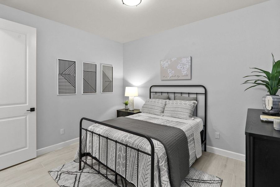 Representative furnished interior of a home built from the Willow by Hakes Brothers in Hillside Park, El Paso (Image 31).