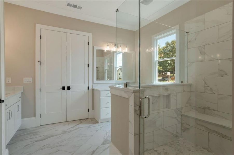 Furnished interior view inside a new home in , Statham (Image 14).