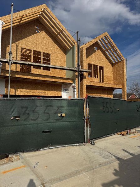 In-progress construction of a new home in , Houston, TX (Image 32).