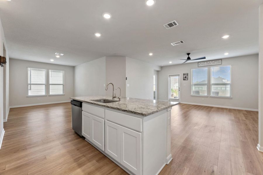Furnished interior view inside a new home in The Ridge at Trinity Ranch, Elgin (Image 5). Furnished interior view inside a new home in The Ridge at Trinity Ranch, Elgin (Image 5).