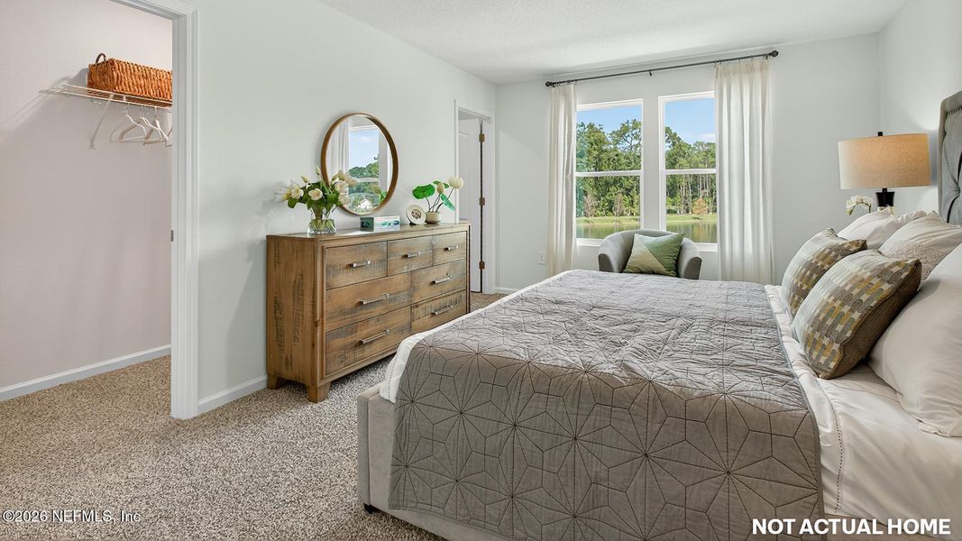 Furnished interior view inside a new home in Trout River, Jacksonville (Image 16).