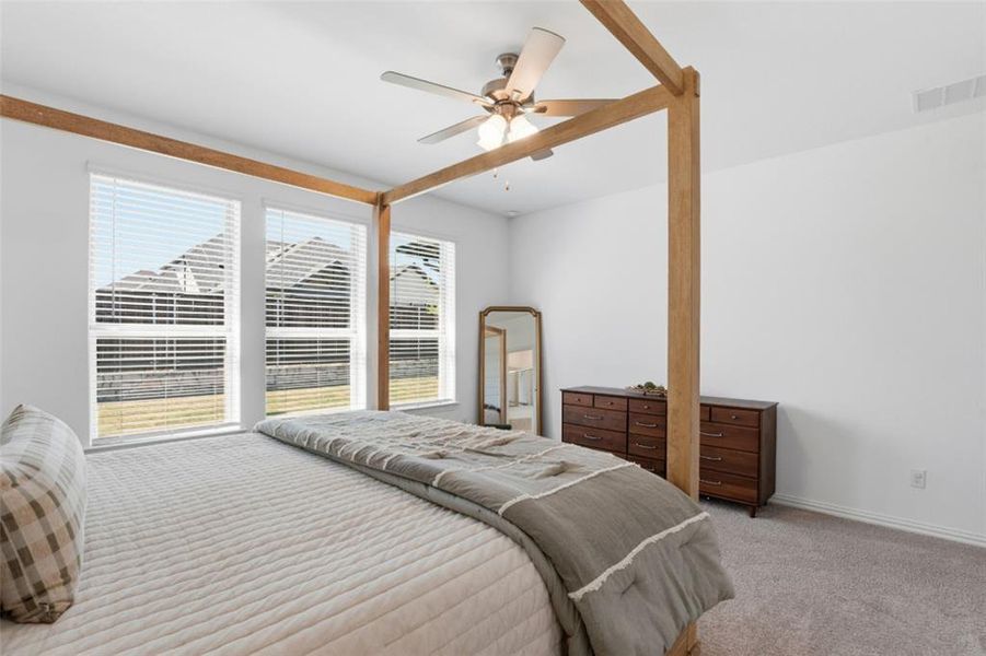 Furnished interior view inside a new home in Whitewing Trails, Princeton (Image 32).