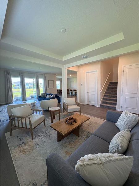 Furnished interior view inside a new home in , Orlando (Image 11). Furnished interior view inside a new home in , Orlando (Image 11).