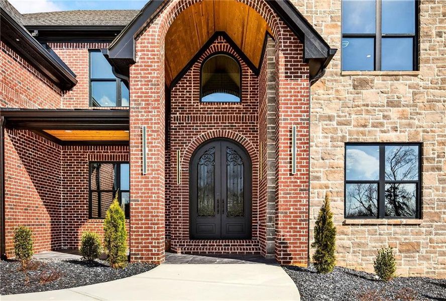 Exterior details and patio area of a home in , Buford (Image 38).