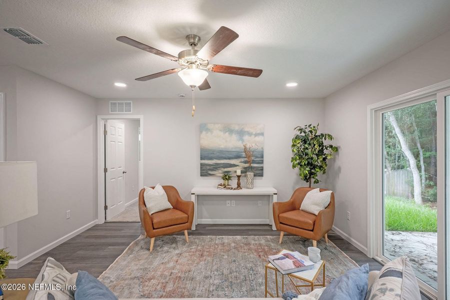 Furnished interior view inside a new home in , Jacksonville (Image 22).