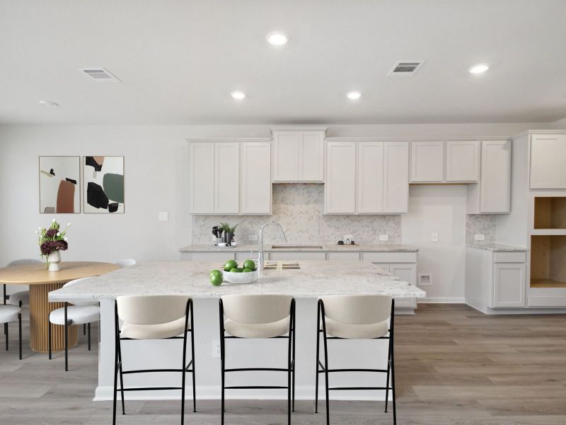 Furnished interior view inside a new home in Arcadia Ridge - Classic Series, San Antonio (Image 3).
