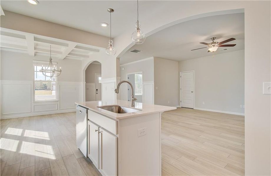 Furnished interior view inside a new home in Copperfield, Locust Grove (Image 9).