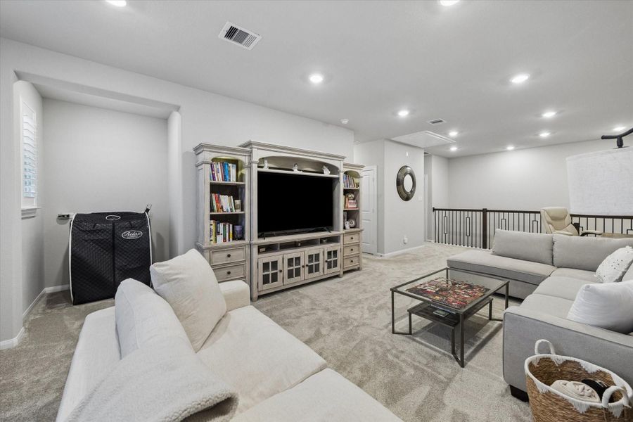 Furnished interior view inside a new home in Spring Brook Village - Luxe Series, Houston (Image 26).