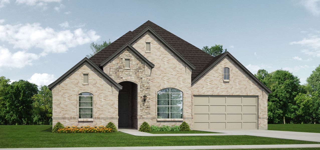 Representative exterior photo of a completed home built from the Meyer by Our Country Homes in Settlers Glen, New Fairview, TX (Image 4).