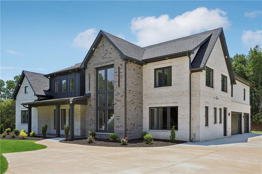 Exterior details and patio area of a home in , Braselton (Image 69).