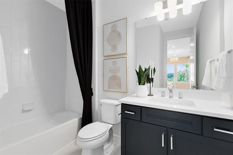 Furnished interior view inside a new home in Winter Grove, Winter Garden (Image 23).