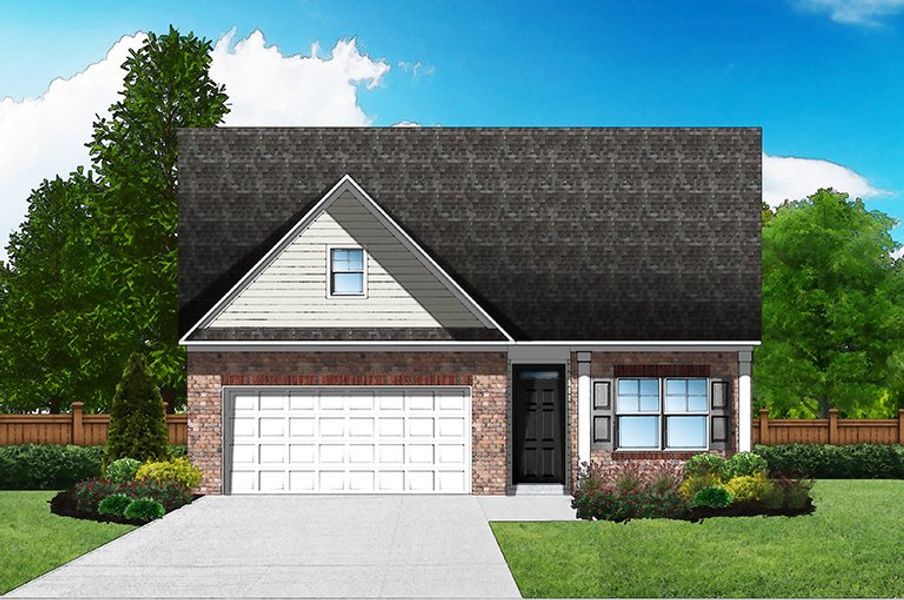 Elevation A4 - Extended Porch