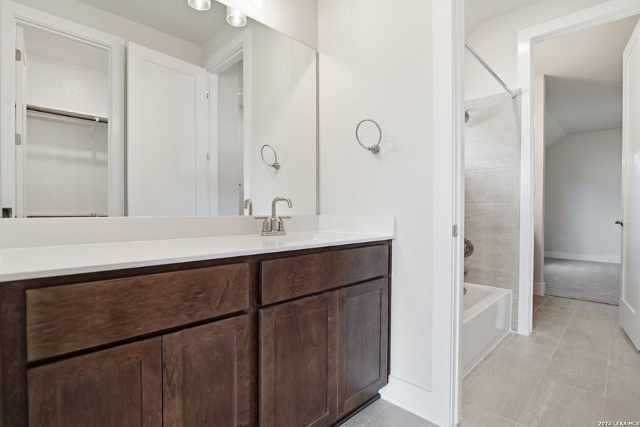 Furnished interior view inside a new home in Legacy at Lake Dunlap, New Braunfels (Image 8).