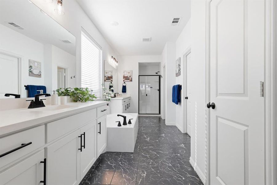 Ample storage and counter space