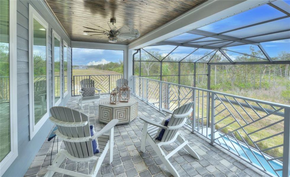 Exterior details and patio area of a home in Veranda Bay, Flagler Beach (Image 23).
