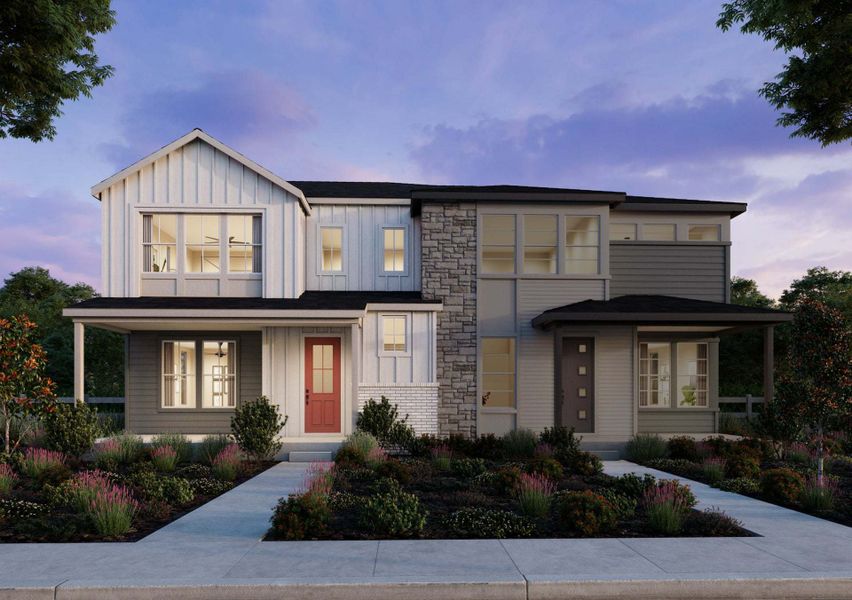 Duet Collection by Trumark Homes at Sterling Ranch | Plan 2 Colorado Farmhouse Duet Collection by Trumark Homes at Sterling Ranch | Plan 2 Colorado Farmhouse