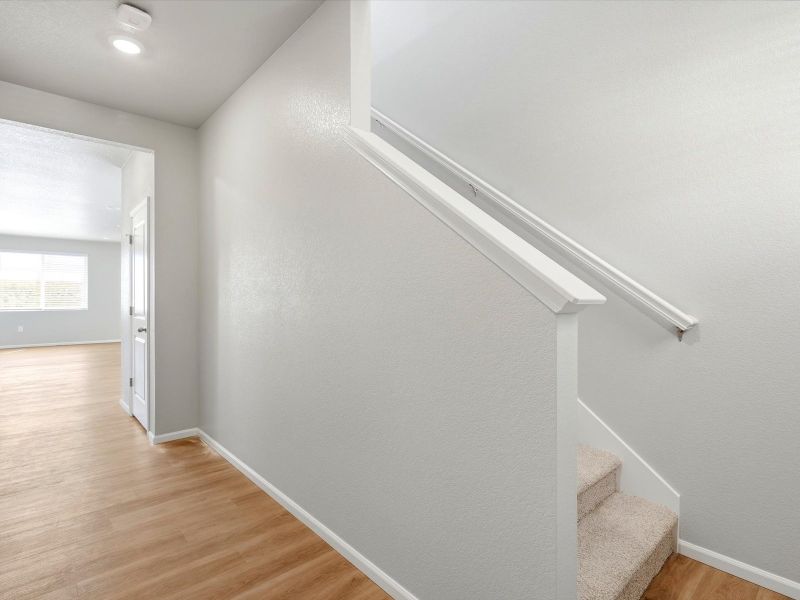 Spacious, unfurnished interior of a new home in Lorson Ranch: The Trail Collection, Colorado Springs (Image 11).