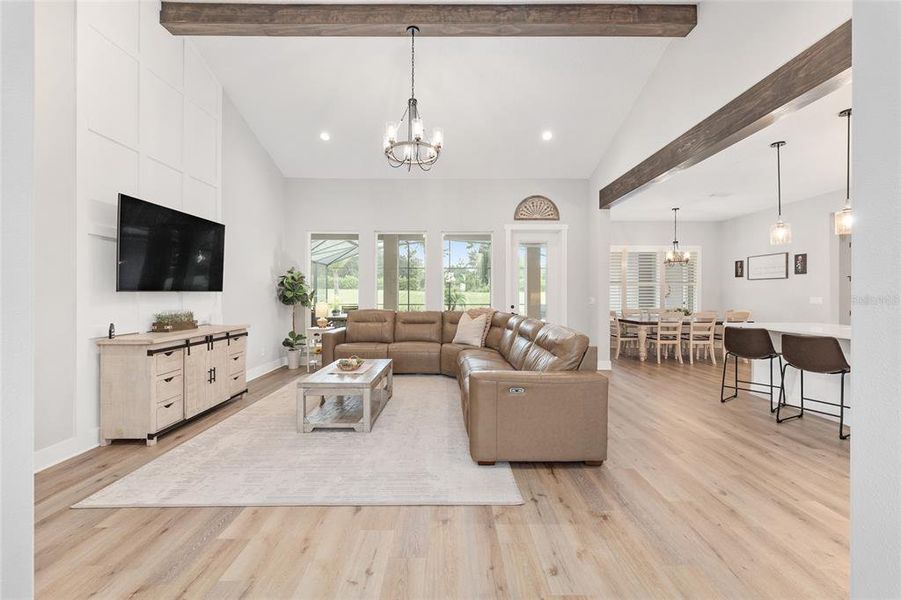 Furnished interior view inside a new home in , Oxford (Image 52).