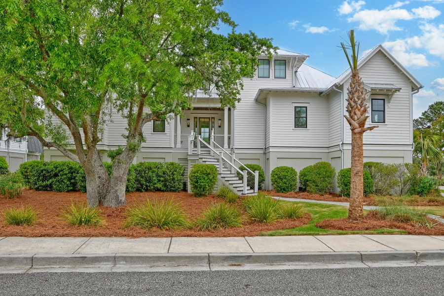 Front exterior of a new home in Daniel Island Park, Charleston, SC, highlighting curb appeal (Image 29).
