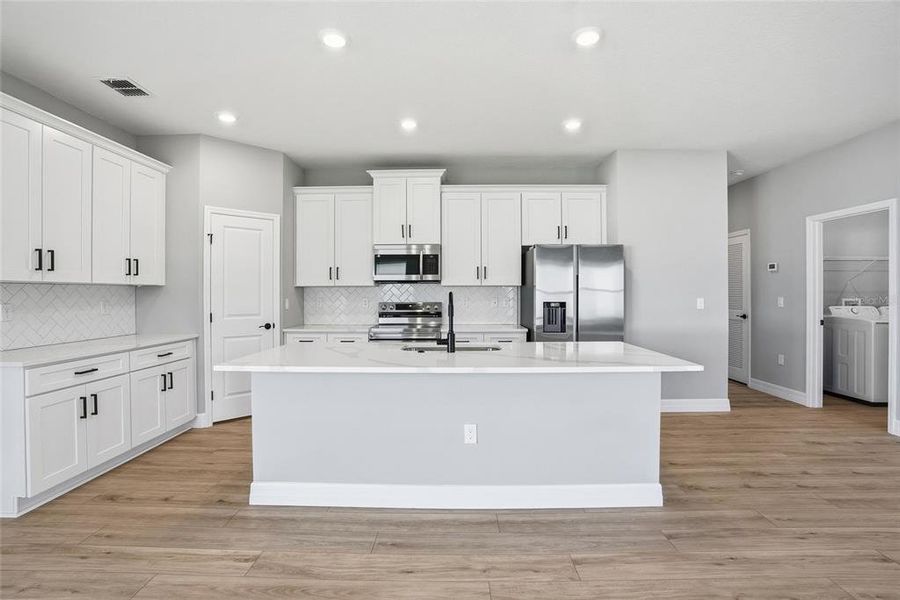 Furnished interior view inside a new home in , Ocala (Image 6).