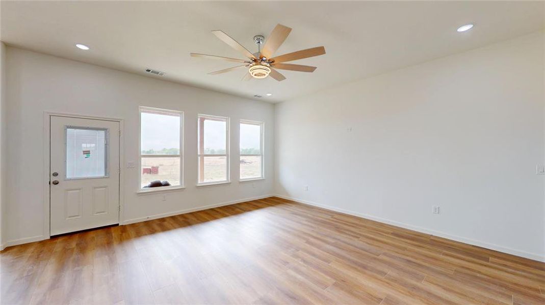 Spacious, unfurnished interior of a new home in , Point (Image 26).