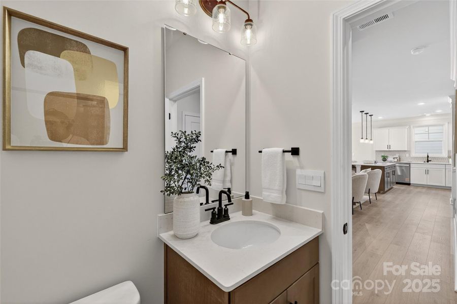 Furnished interior view inside a new home in Falls Cove, Troutman (Image 10).