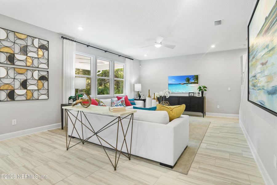 Furnished interior view inside a new home in , Palm Coast (Image 12).