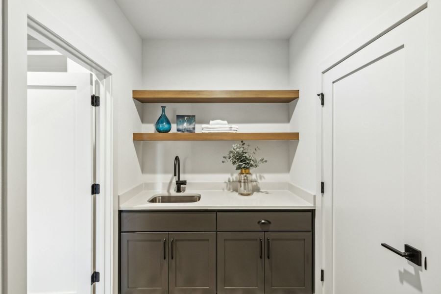 Furnished interior view inside a new home in , Dallas (Image 51).