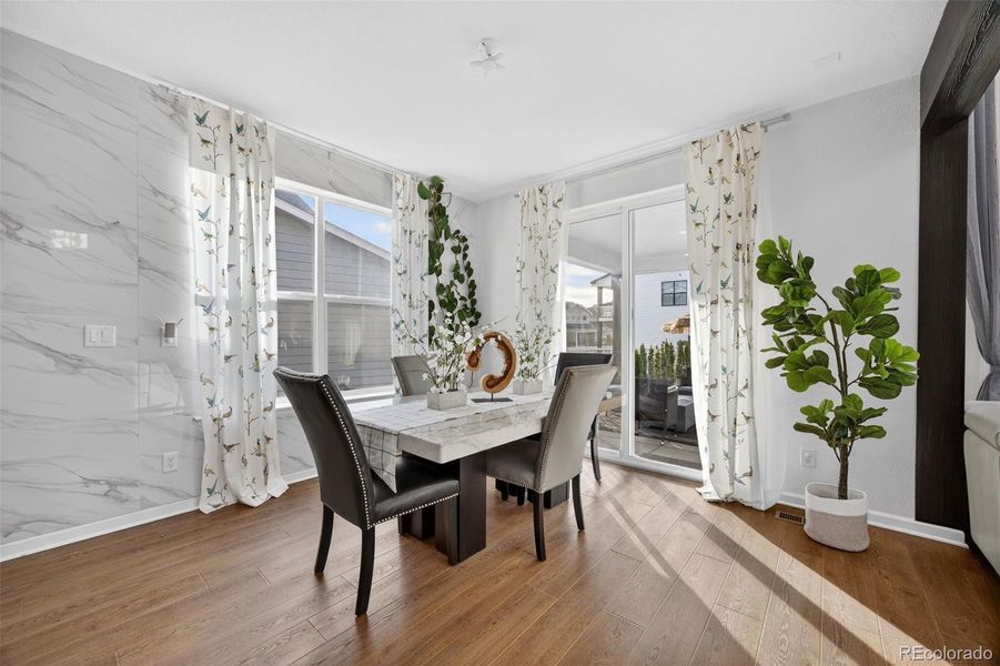Furnished interior view inside a new home in , Parker (Image 32).