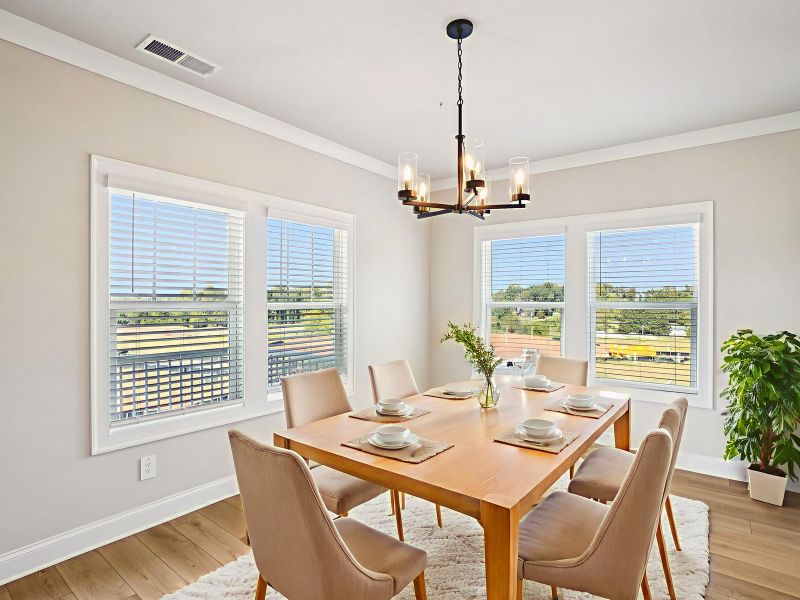 Furnished interior view inside a new home in Hemingway - Highland Series, Cumming (Image 3).
