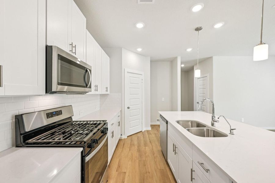 Photo is not of the actual home, but is an inspirational photo of builder’s model home and may depict options, furnishings, and/or decorator features that are not included