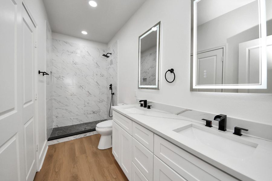 Furnished interior view inside a new home in , Houston (Image 18).