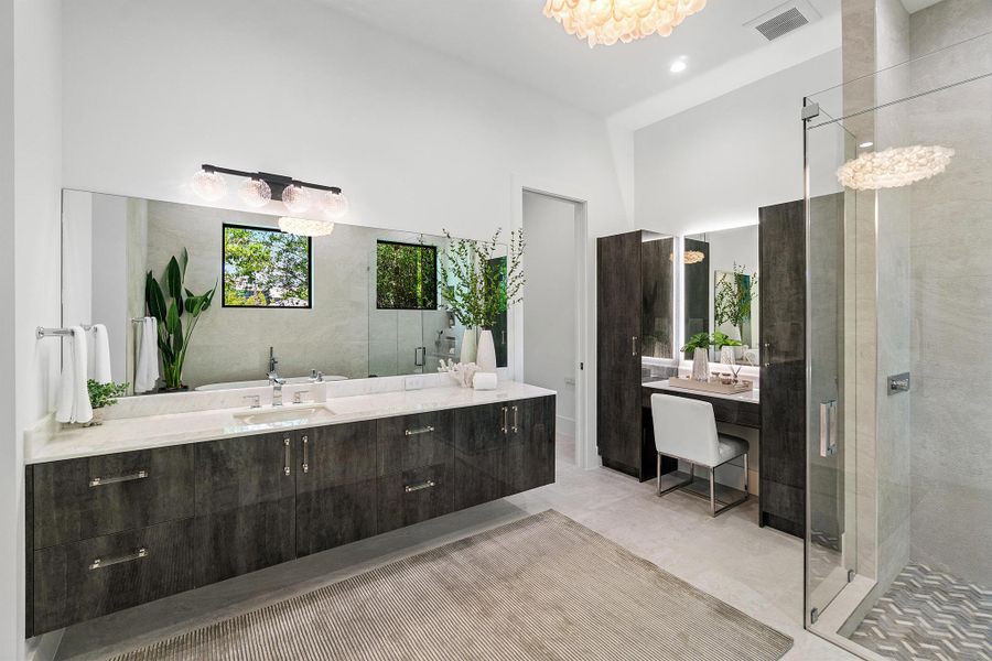 Furnished interior view inside a new home in , Delray Beach (Image 4).