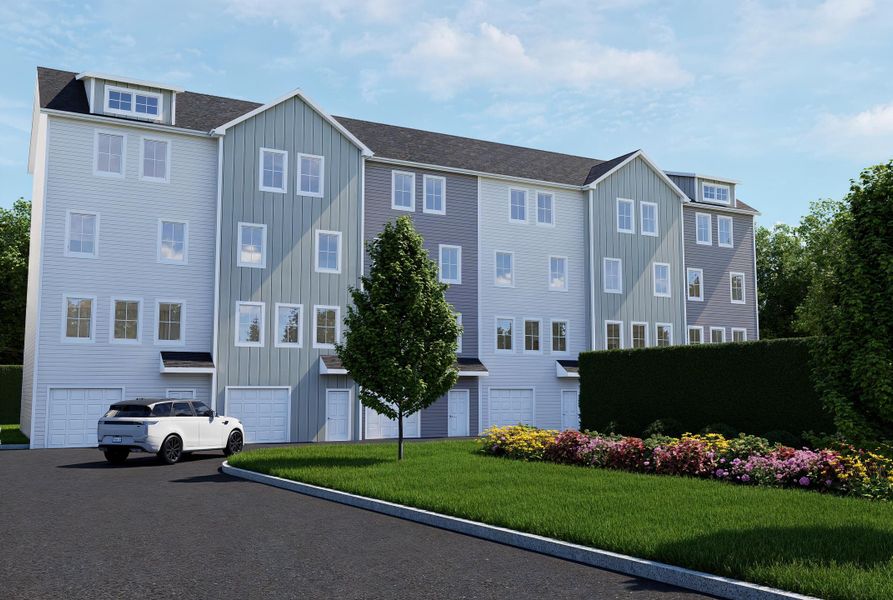 Front exterior of a new home in , North Charleston, SC, highlighting curb appeal (Image 1).