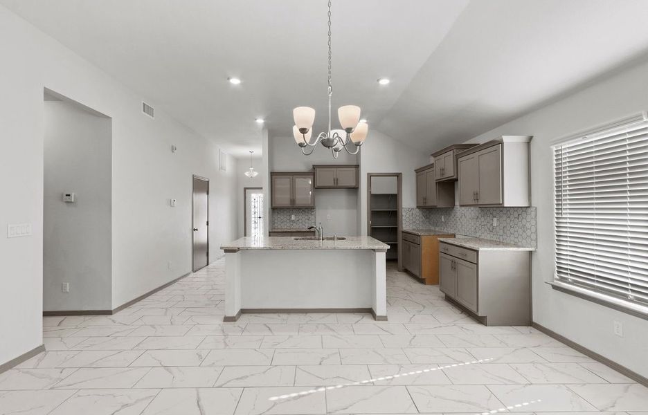 Furnished interior view inside a new home in Crossland, Socorro (Image 3).