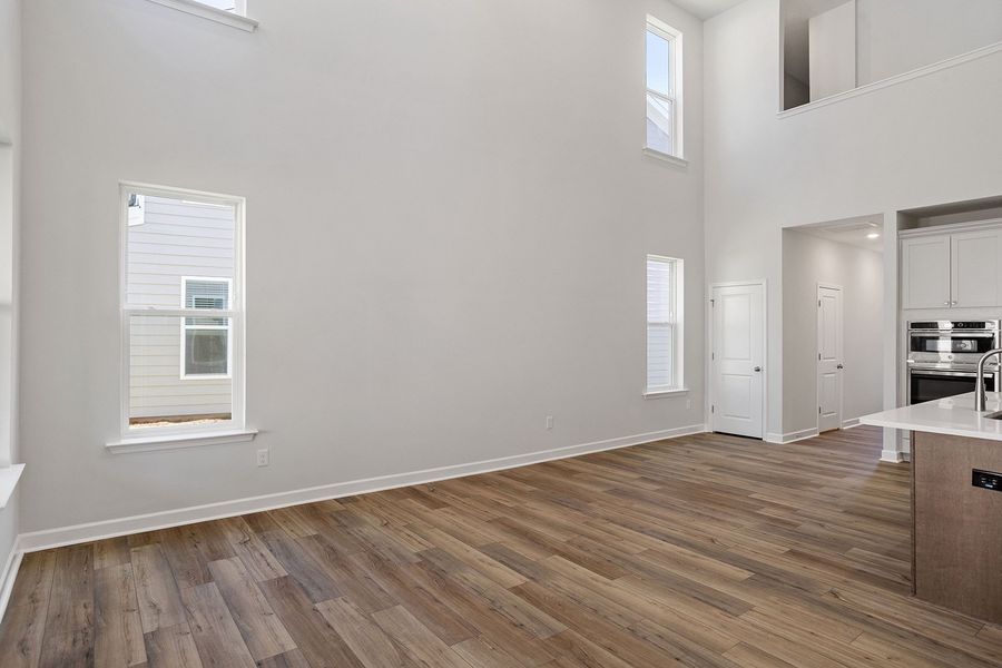 Spacious, unfurnished interior of a new home in Ovation at Sweetbrier, Durham (Image 17).